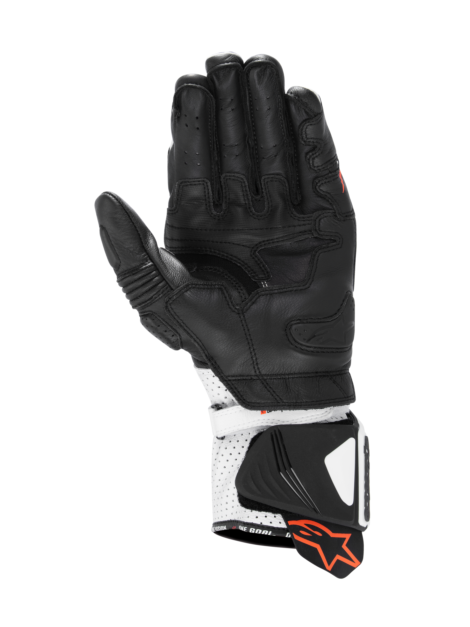Alpinestars GP Pro RS4 Gloves Black/White motorcycle gloves – image 2