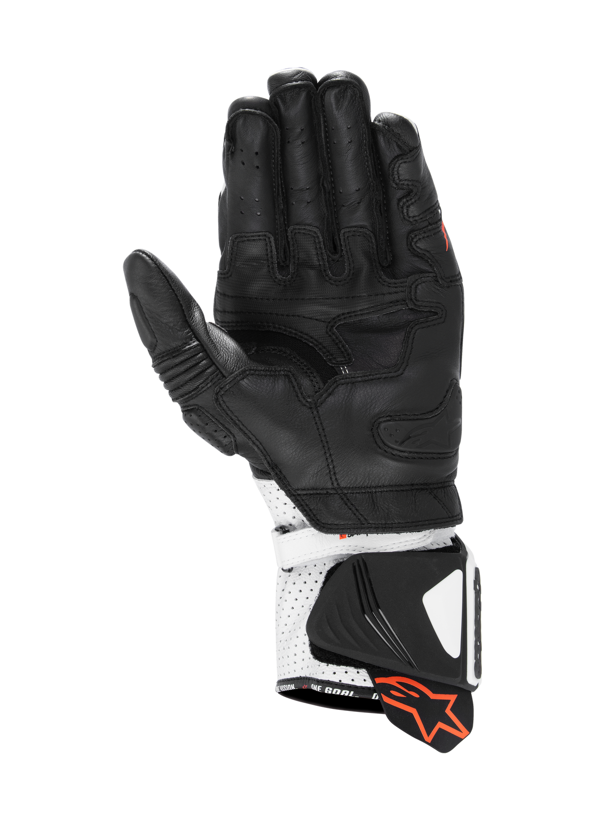 Alpinestars GP Pro RS4 Gloves Black/White motorcycle gloves – image 2