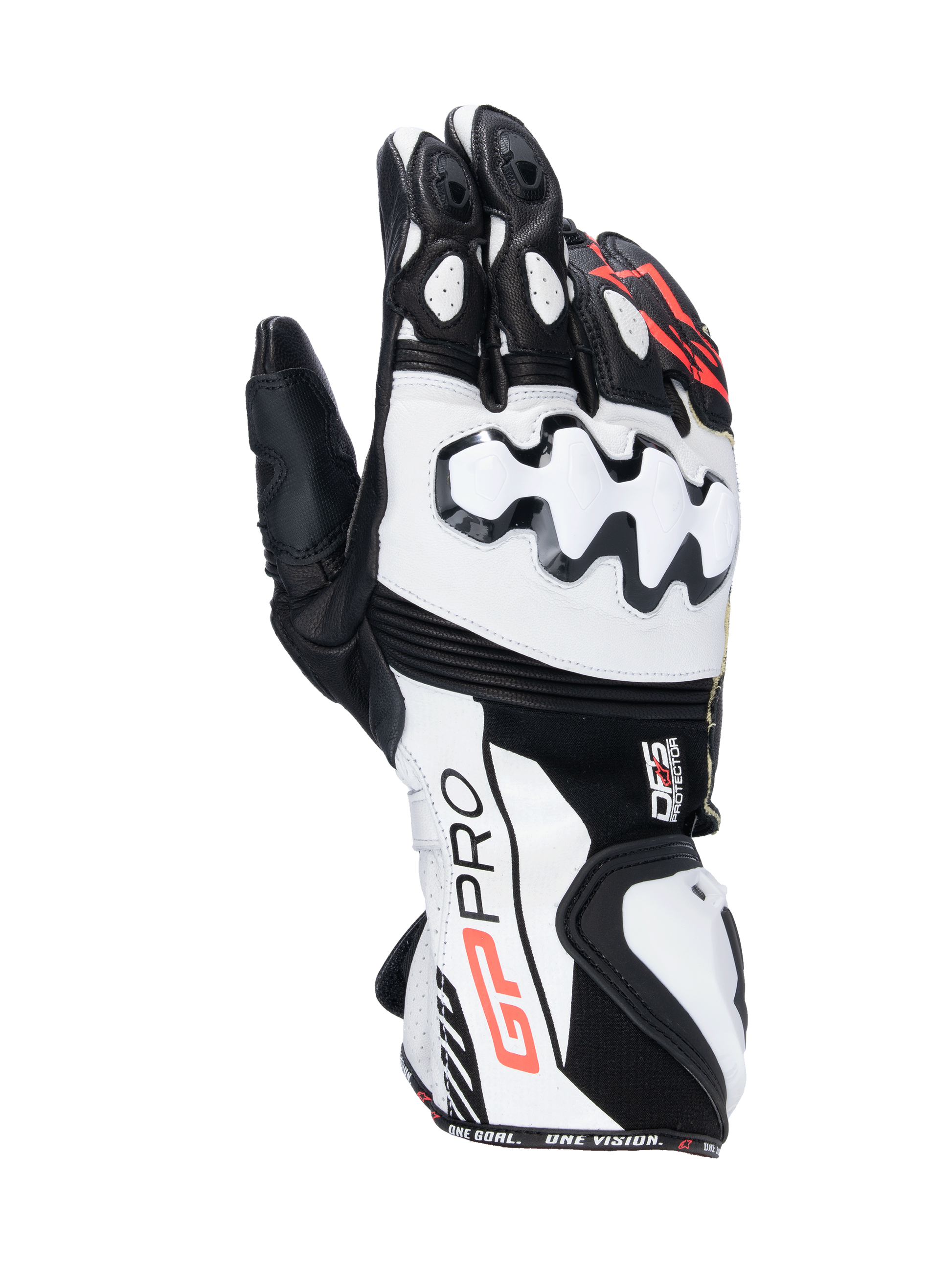 Alpinestars GP Pro RS4 Gloves Black/White motorcycle gloves – image 1