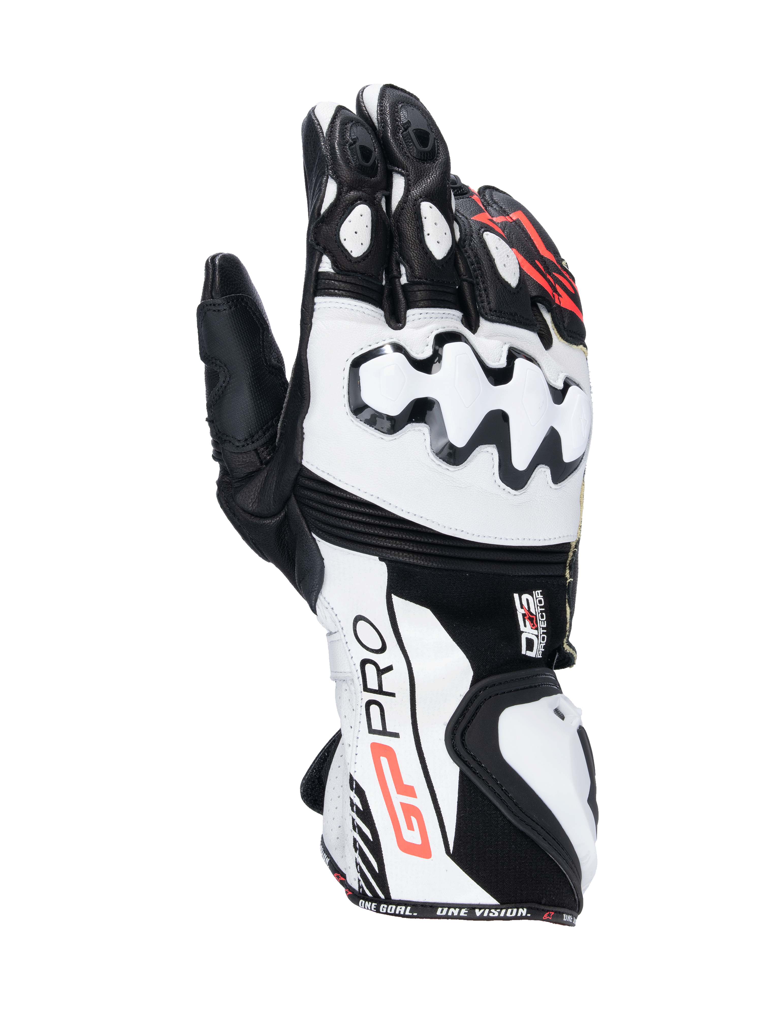 Alpinestars GP Pro RS4 Gloves Black/White motorcycle gloves – image 1