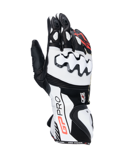 Alpinestars GP Pro RS4 Gloves Black/White motorcycle gloves – image 1