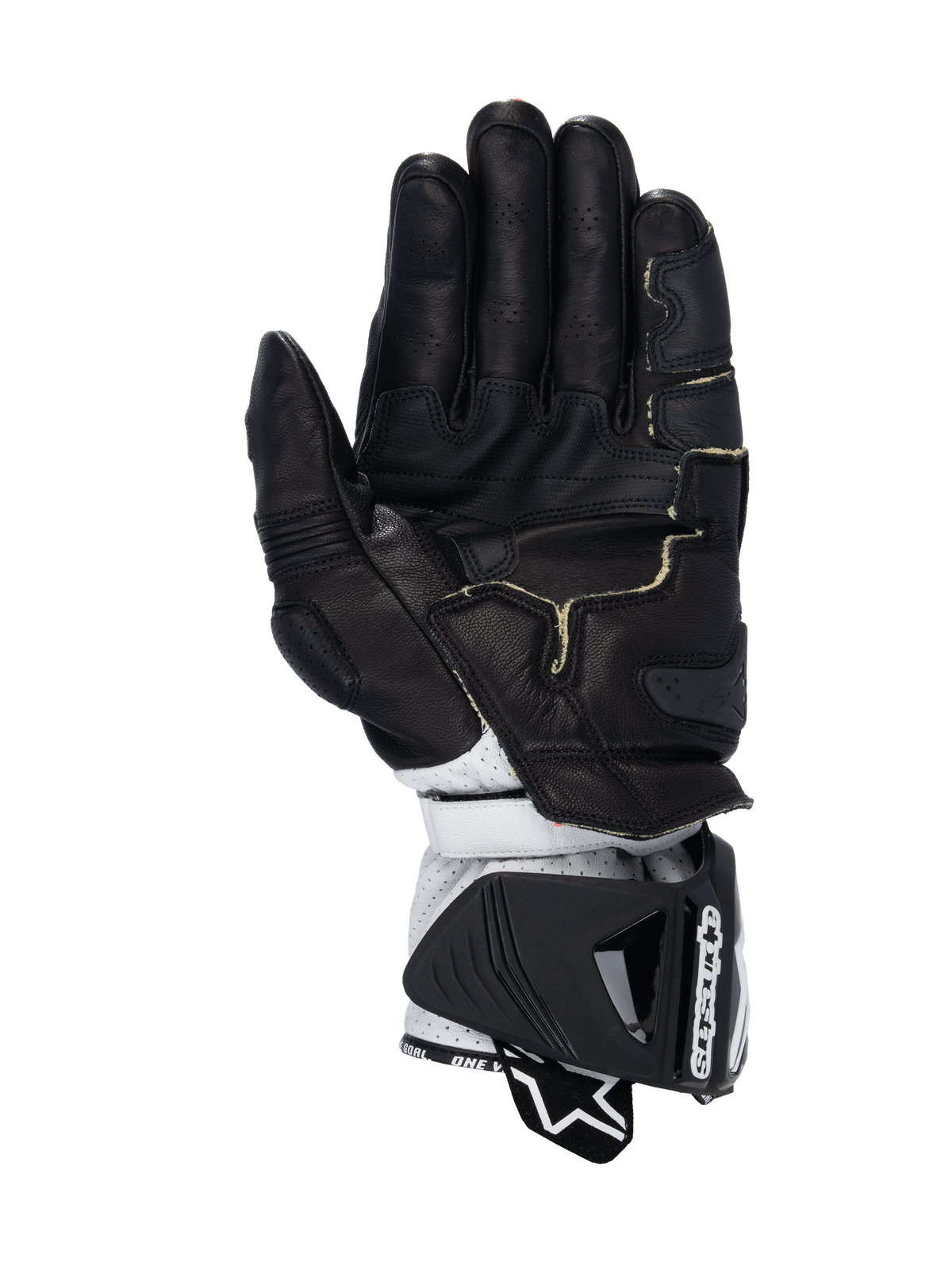 Alpinestars GP Pro RS4 Gloves Black/Red Fluo/White motorcycle gloves – image 2