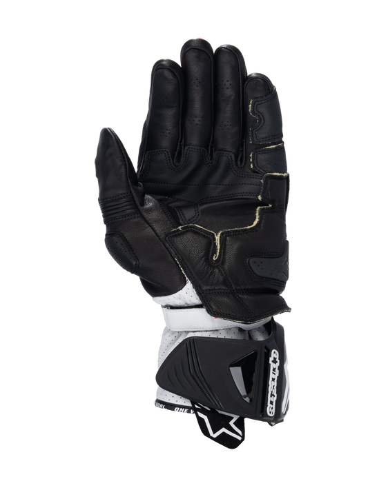 Alpinestars GP Pro RS4 Gloves Black/Red Fluo/White motorcycle gloves – image 2