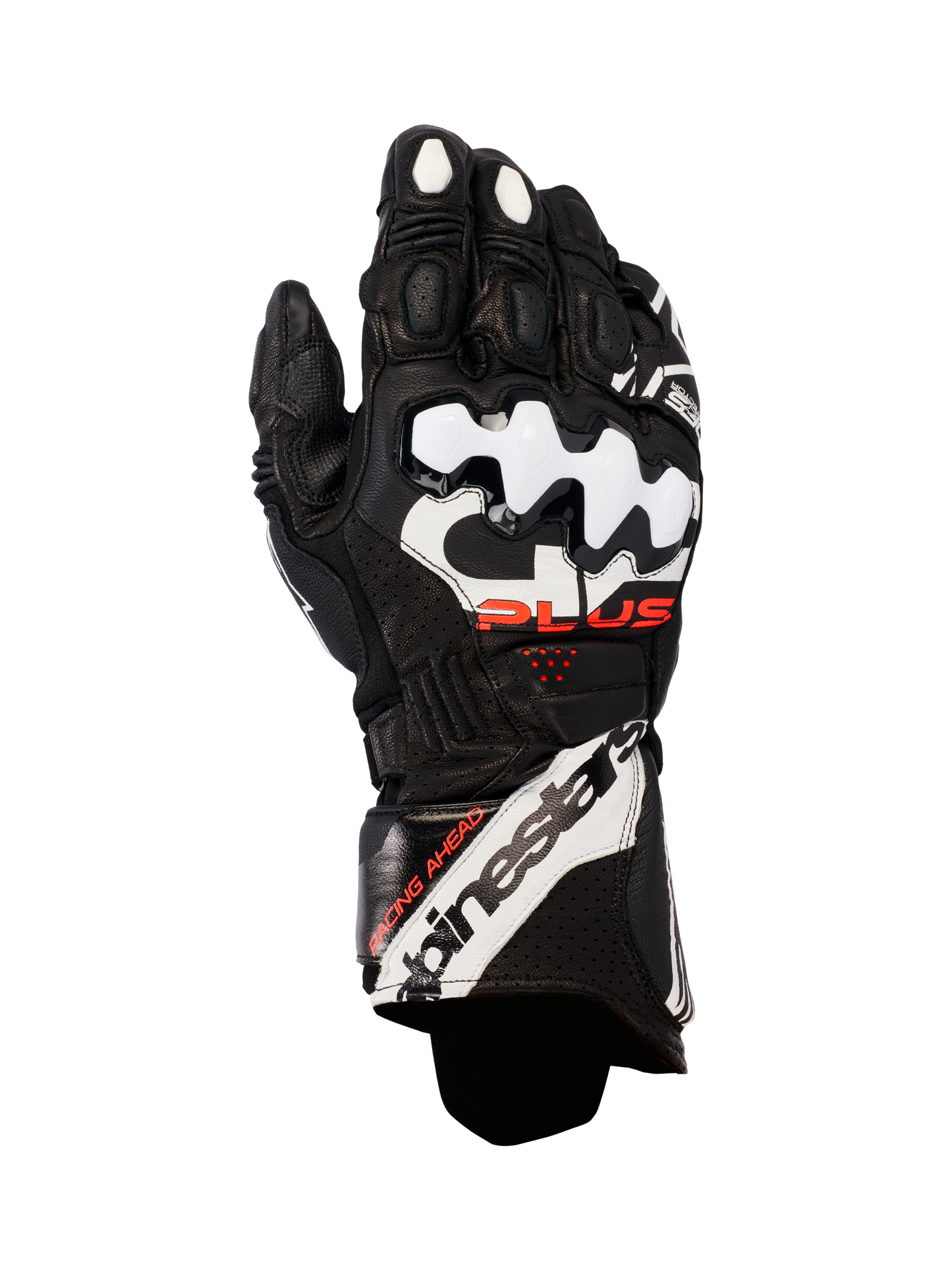 Alpinestars GP Plus R V3 Leather Gloves Black/White motorcycle gloves – image 1