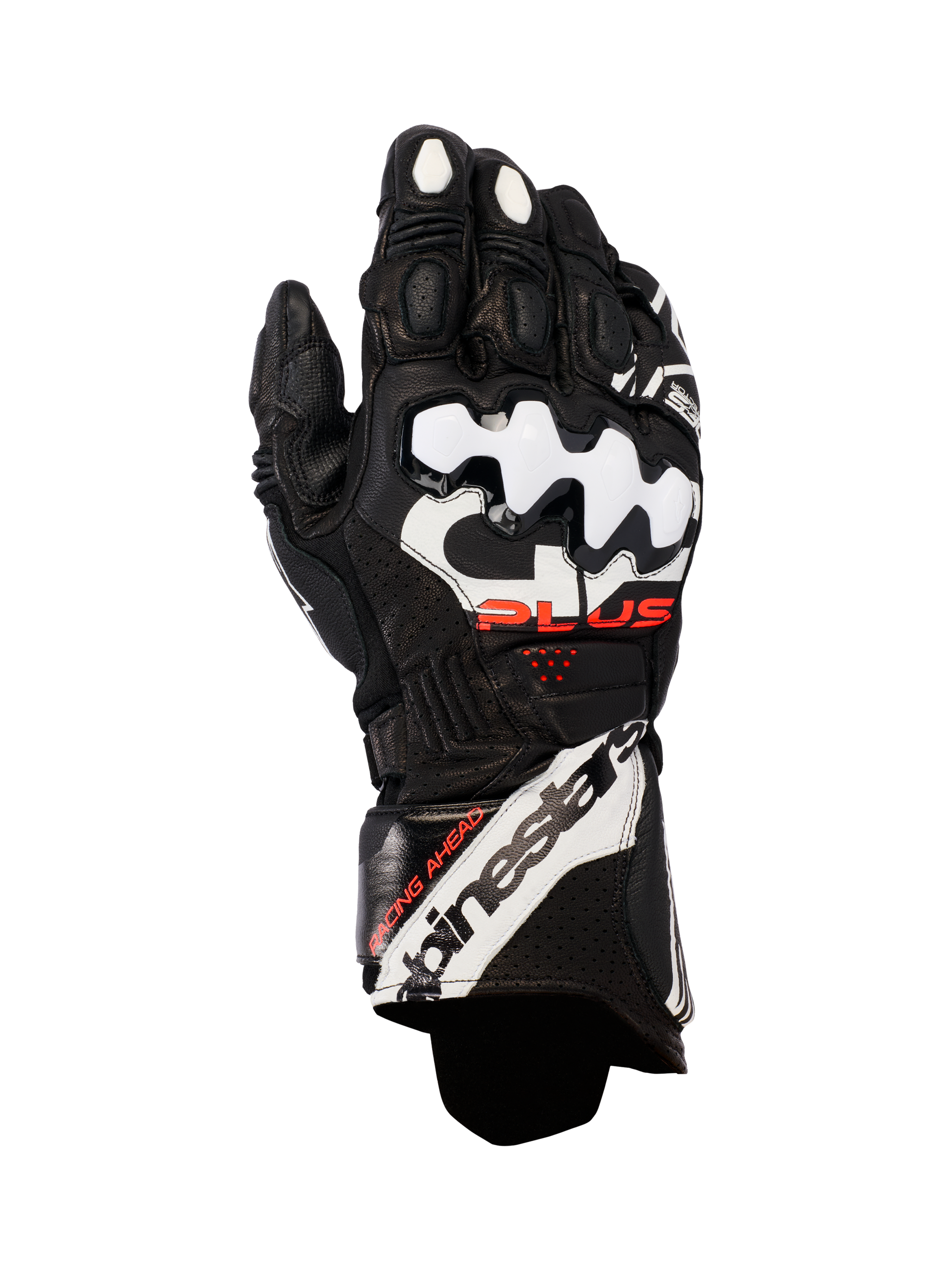 Alpinestars GP Plus R V3 Leather Gloves Black/White motorcycle gloves – image 1