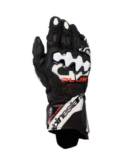 Alpinestars GP Plus R V3 Leather Gloves Black/White motorcycle gloves – image 1