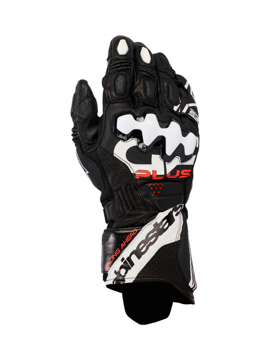 Alpinestars GP Plus R V3 Leather Gloves Black/White motorcycle gloves – image 1