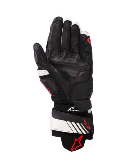 Alpinestars GP Plus R V3 Leather Gloves Black/White/Red Fluo motorcycle gloves – image 2