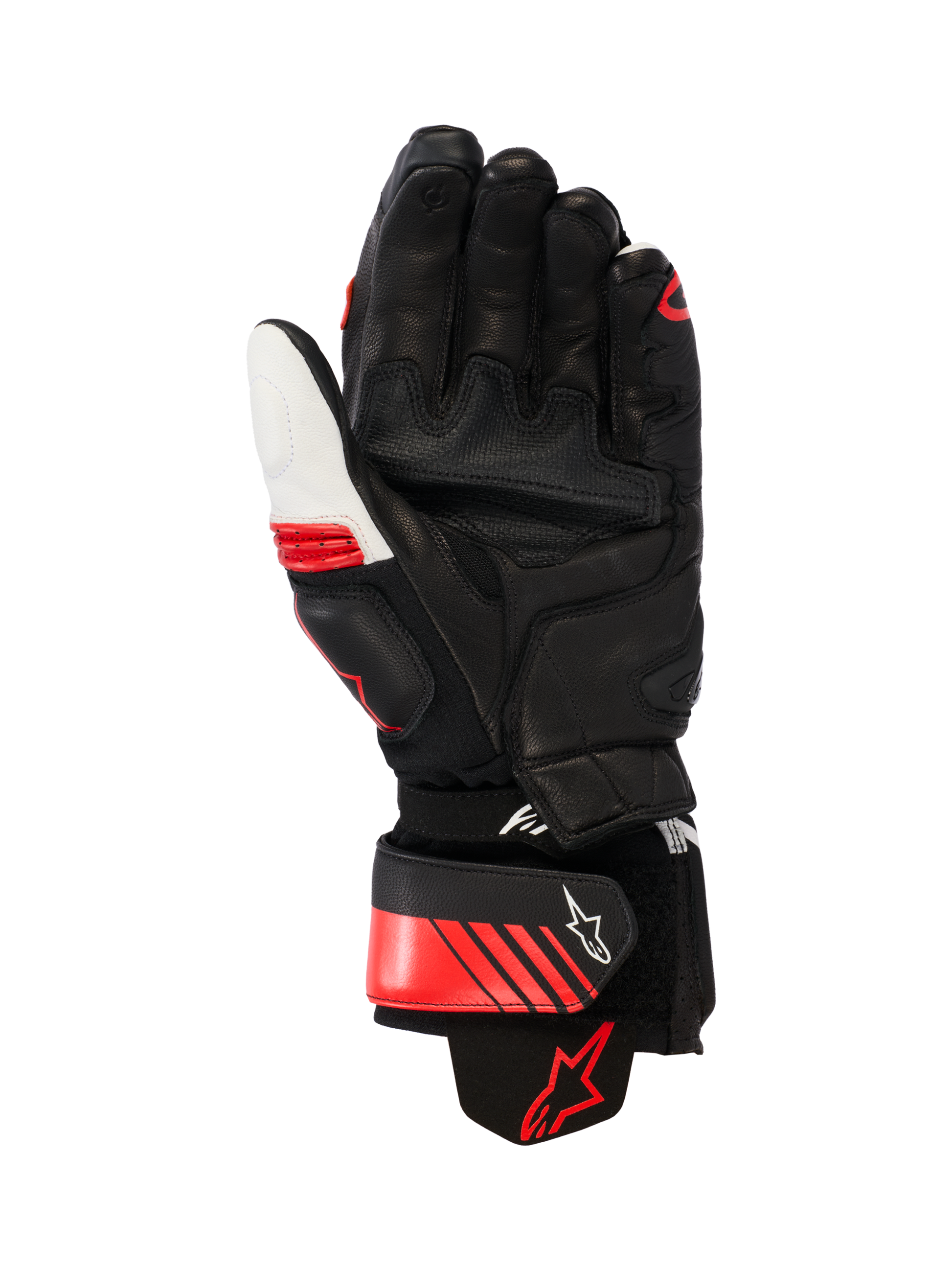 Alpinestars GP Plus R V3 Leather Gloves Black/White/Bright Red motorcycle gloves – image 2