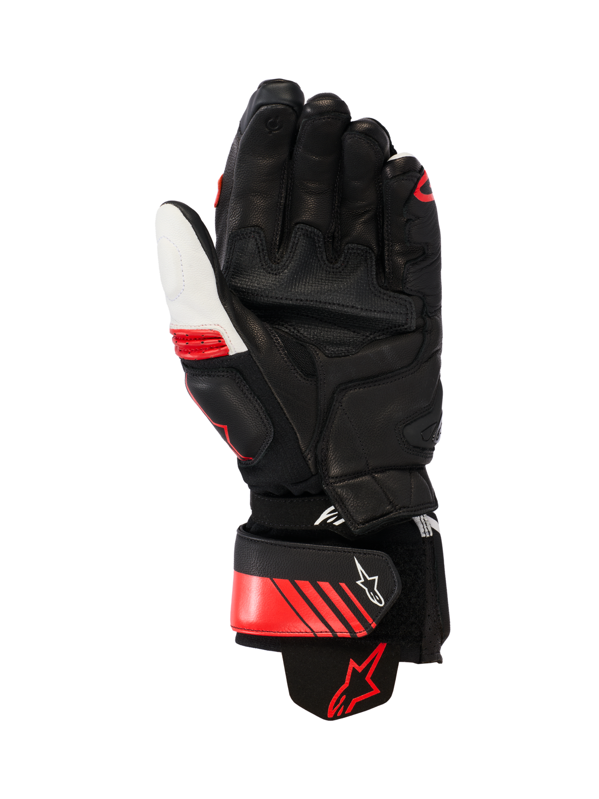 Alpinestars GP Plus R V3 Leather Gloves Black/White/Bright Red motorcycle gloves – image 2