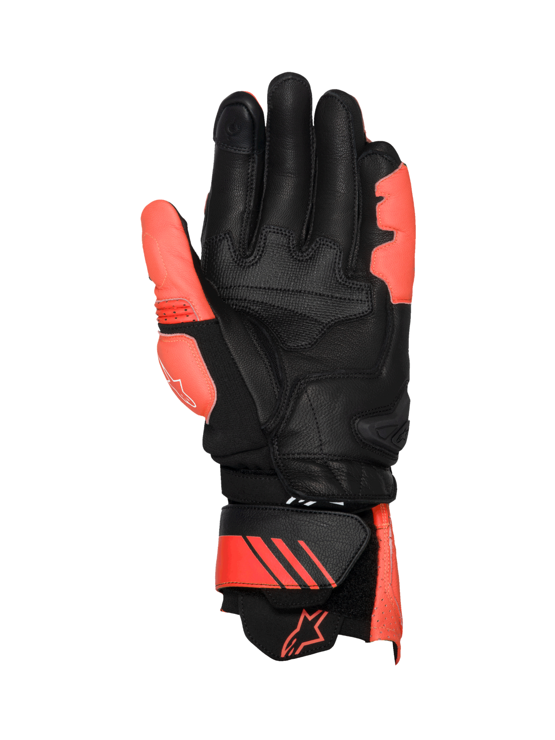 Alpinestars GP Plus R V3 Leather Gloves Bright Red/Red Fluo/Black motorcycle gloves – image 2