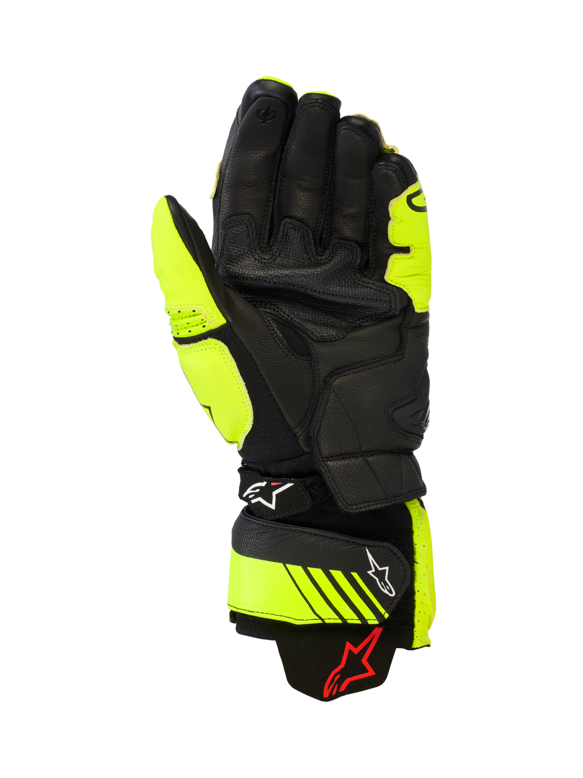 Alpinestars GP Plus R V3 Leather Gloves Yellow Fluo/Black motorcycle gloves – image 2