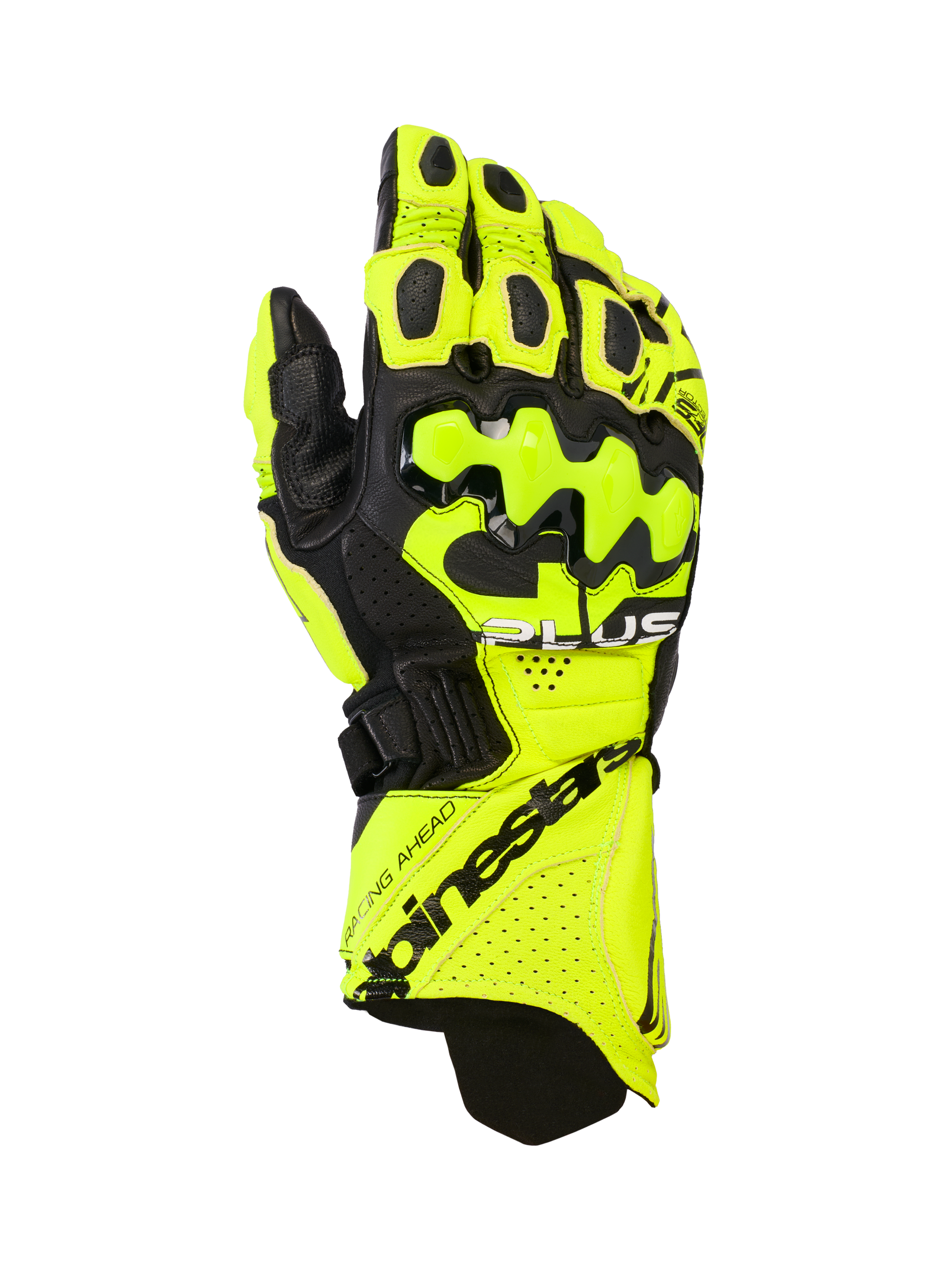 Alpinestars GP Plus R V3 Leather Gloves Yellow Fluo/Black motorcycle gloves – image 1