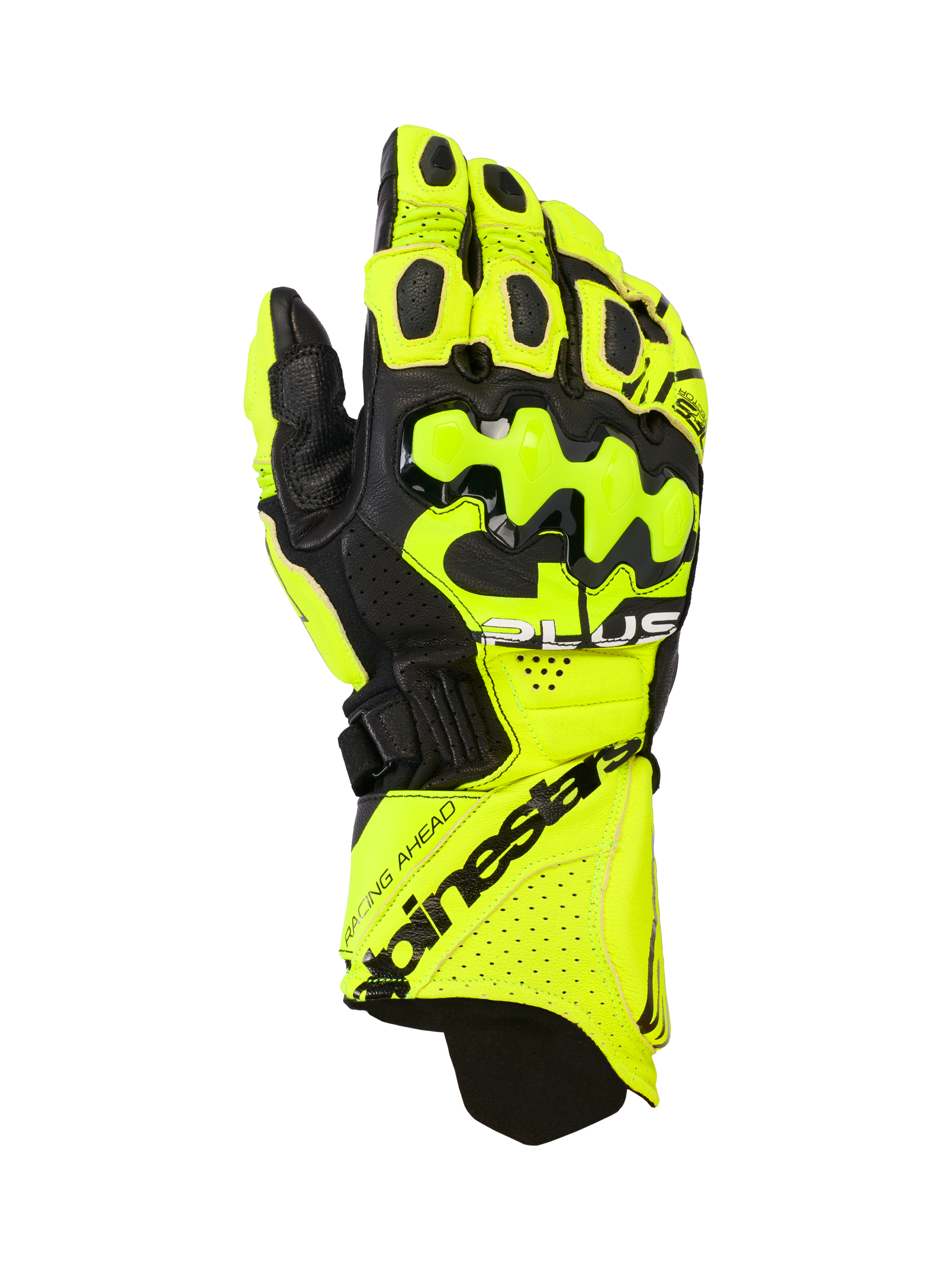 Alpinestars GP Plus R V3 Leather Gloves Yellow Fluo/Black motorcycle gloves – image 1