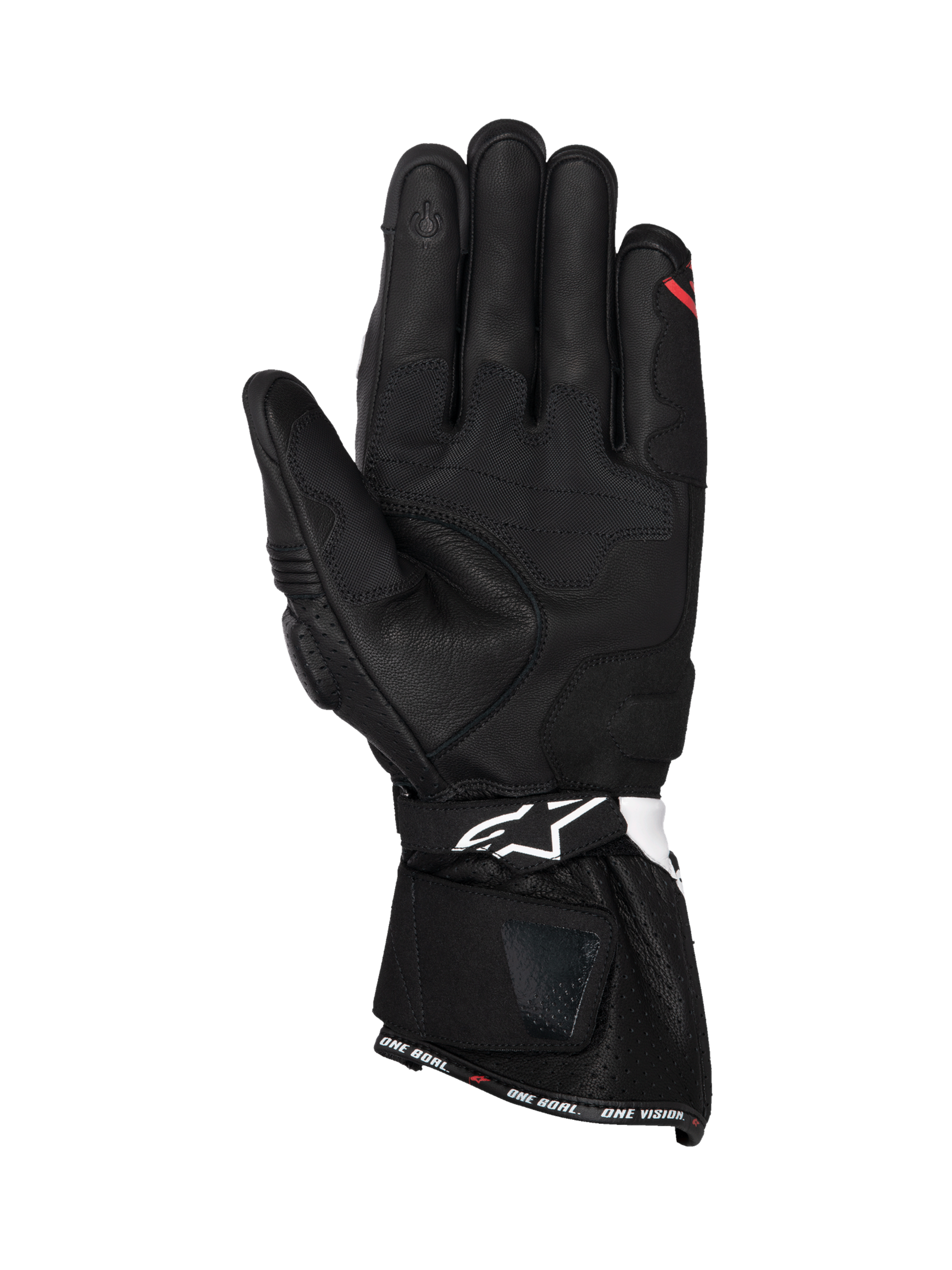 Alpinestars SP-3 Gloves Black/White/Red Fluo motorcycle gloves – image 2