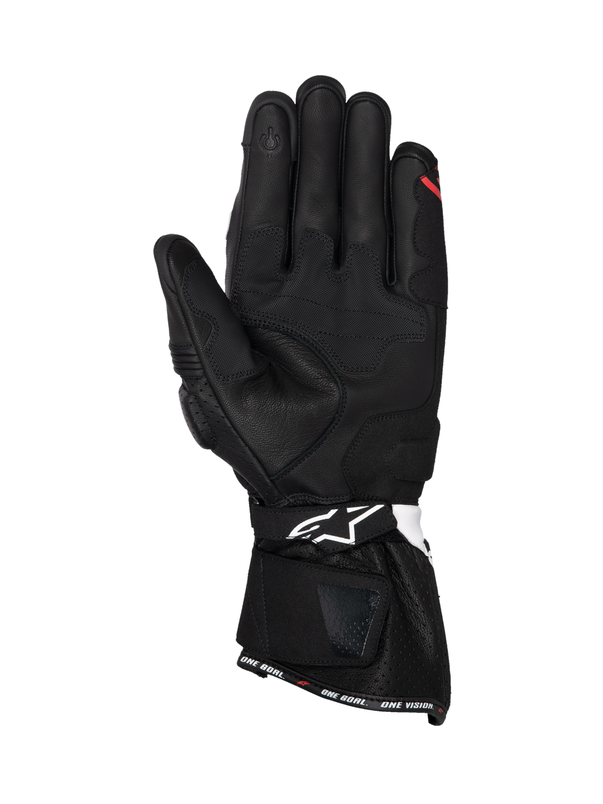 Alpinestars SP-3 Gloves Black/White/Red Fluo motorcycle gloves – image 2