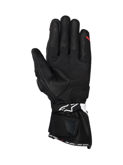 Alpinestars SP-3 Gloves Black/White/Red Fluo motorcycle gloves – image 2