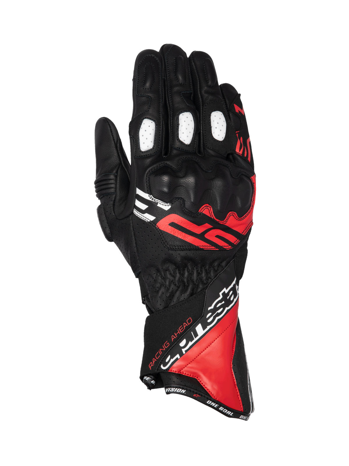 Alpinestars SP-3 Gloves Black/Bright/Red/White motorcycle gloves – image 1