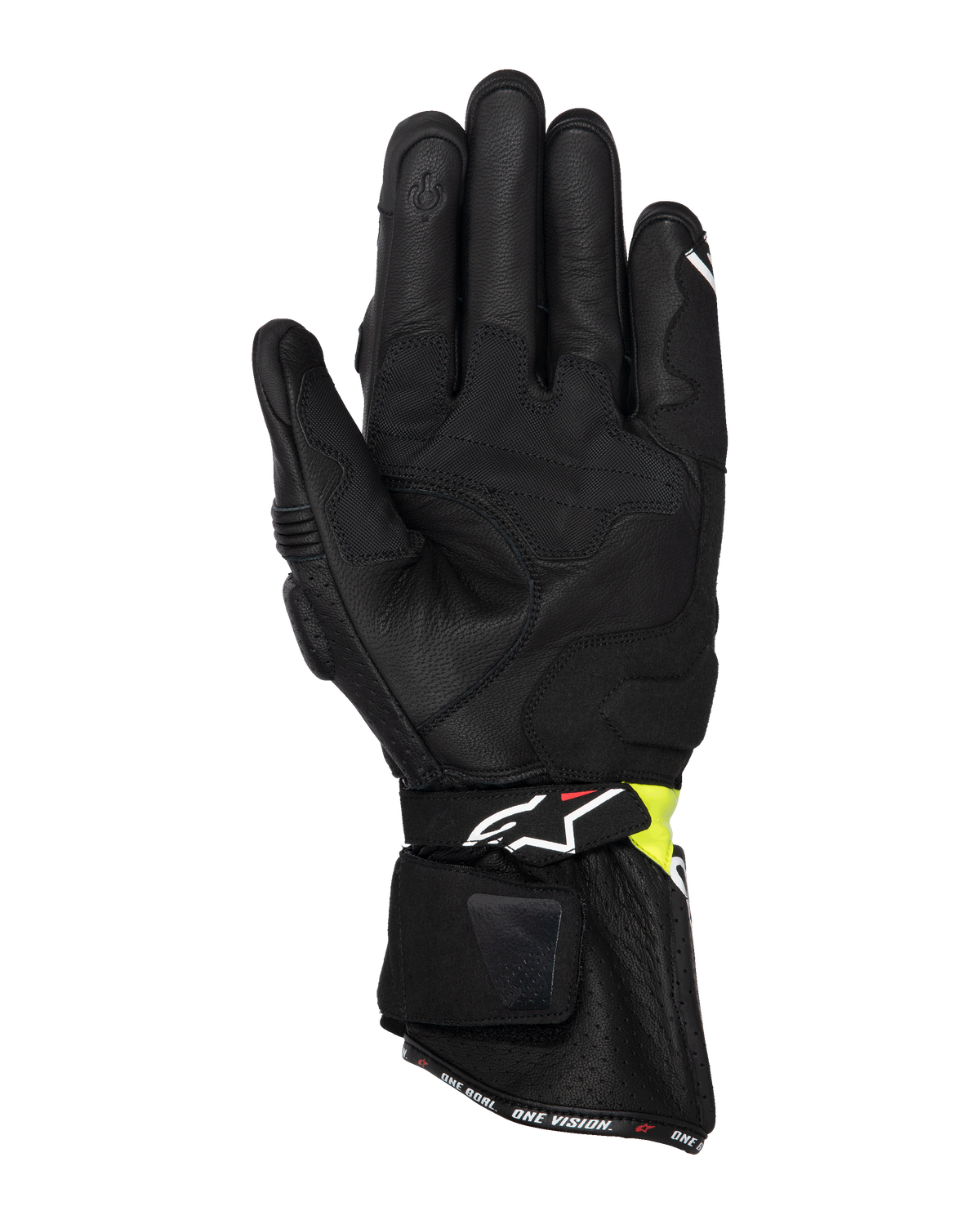 Alpinestars SP-3 Gloves Black/Yellwo Fluo/White motorcycle gloves – image 2