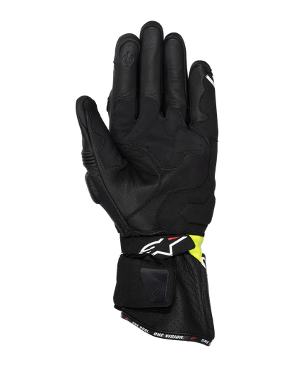 Alpinestars SP-3 Gloves Black/Yellwo Fluo/White motorcycle gloves – image 2