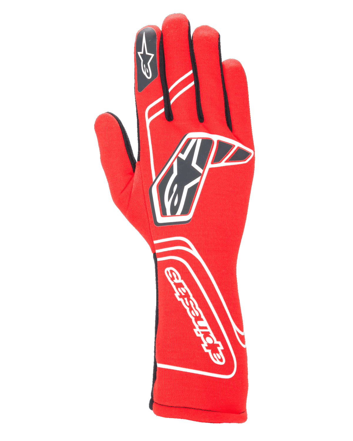 Alpinestars Tech-1 Start V4 Gloves FIA Red auto racing gloves – image 1
