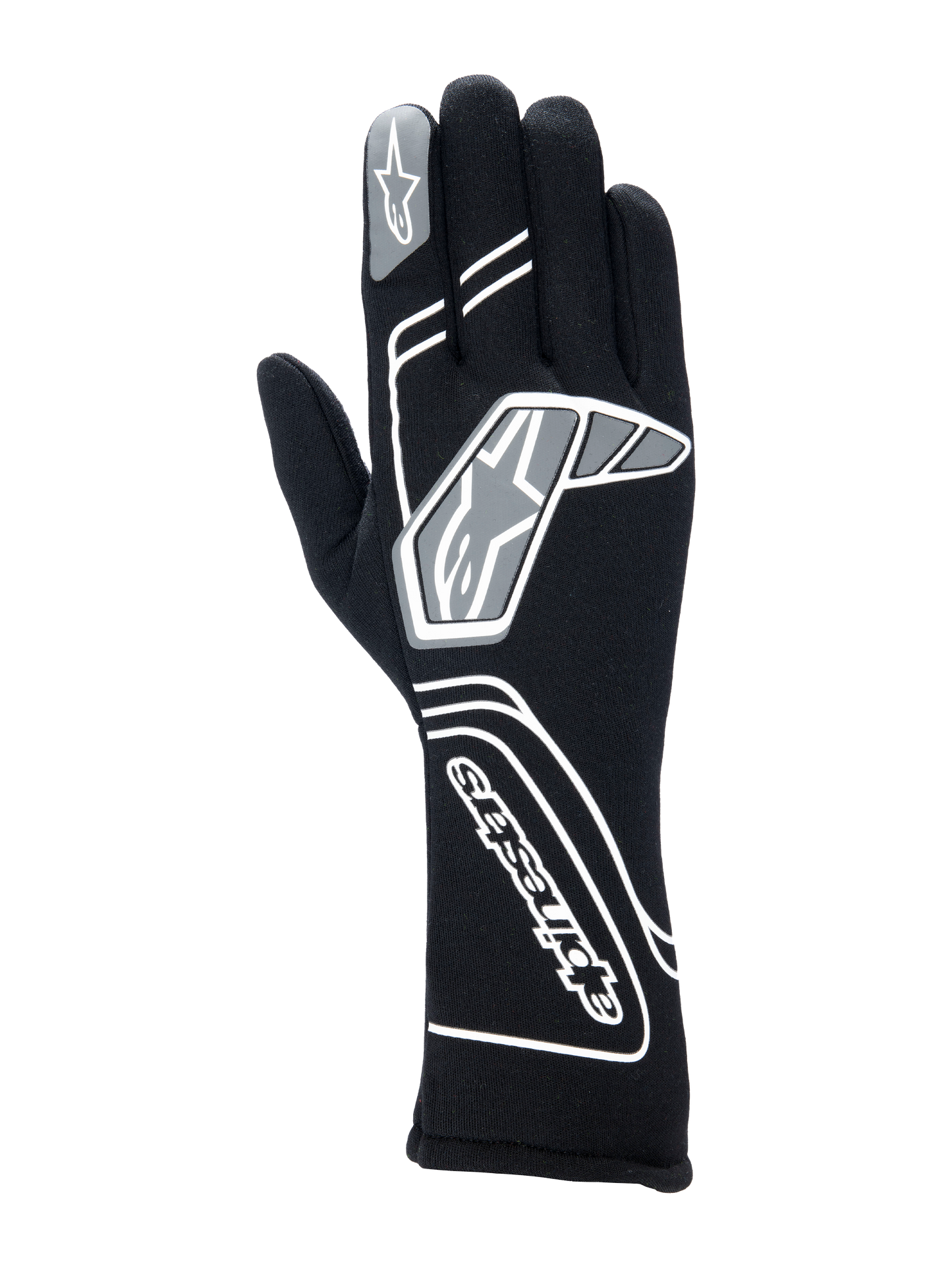Alpinestars Tech-1 Start V4 Gloves SFI Black auto racing gloves – image 1