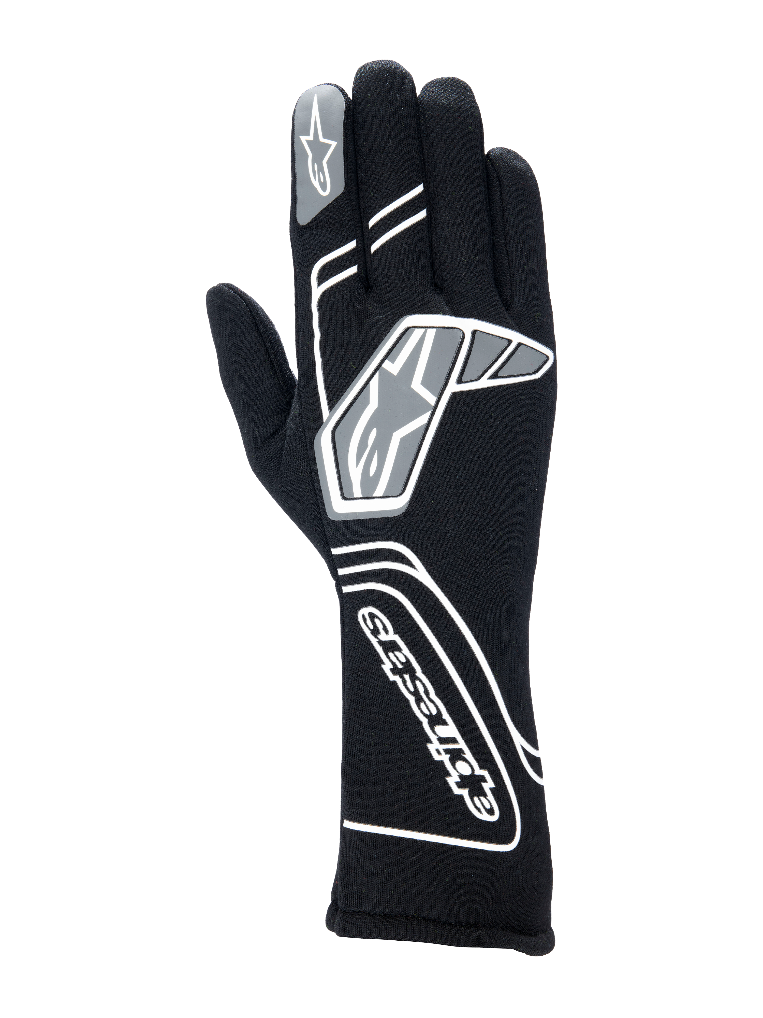 Alpinestars Tech-1 Start V4 Gloves SFI Black auto racing gloves – image 1