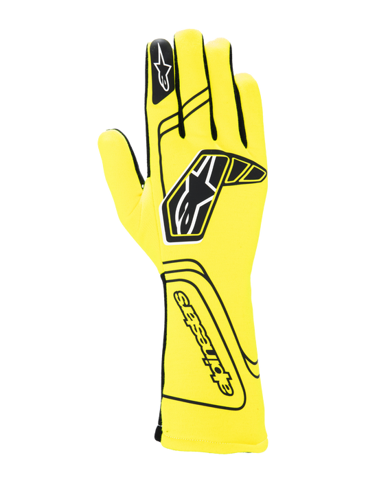 Alpinestars Tech-1 Start V4 Gloves SFI Yellow Fluo auto racing gloves – image 1