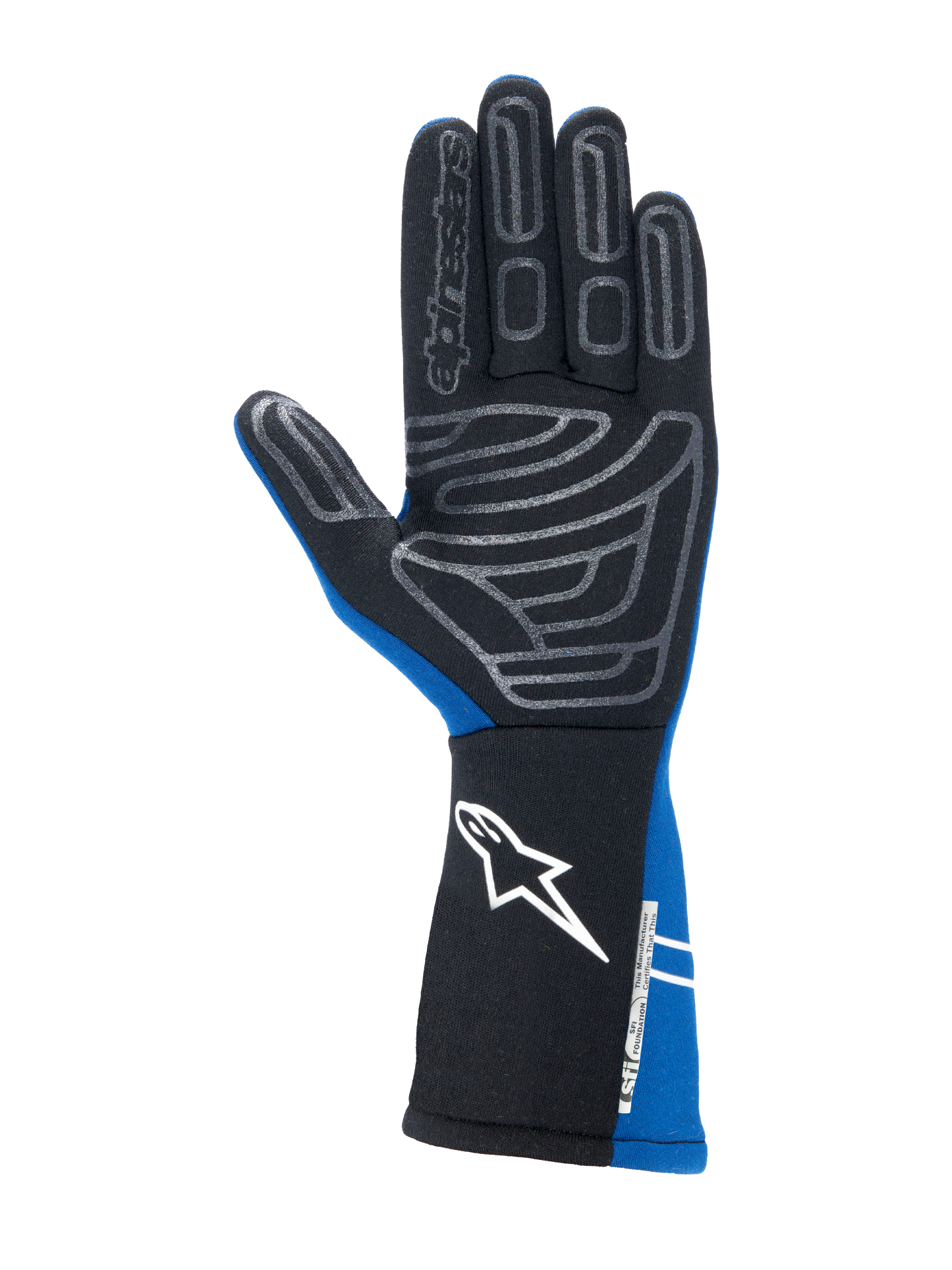 Alpinestars Tech-1 Start V4 Gloves SFI Royal Blue auto racing gloves – image 2