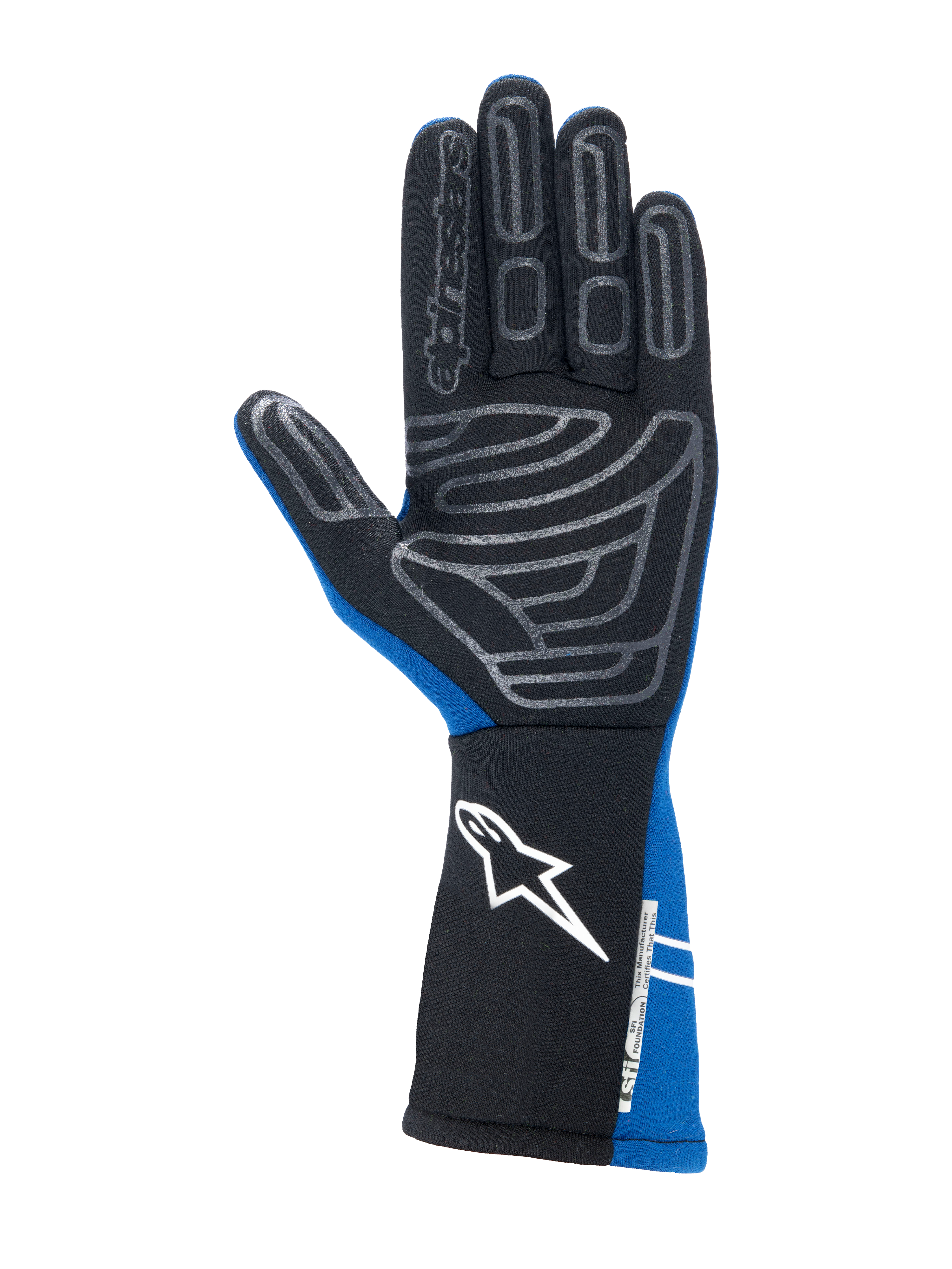 Alpinestars Tech-1 Start V4 Gloves SFI Royal Blue auto racing gloves – image 2