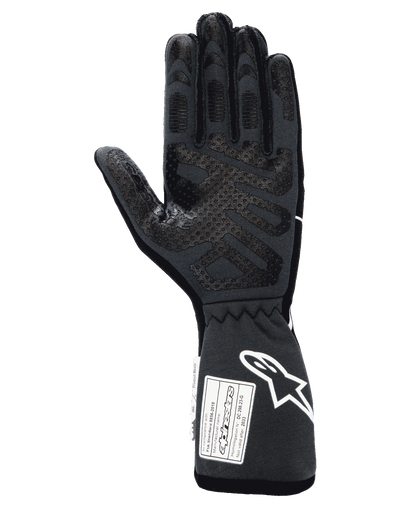 Alpinestars Tech-1 Race V4 Black Tar Gray auto racing gloves – image 2