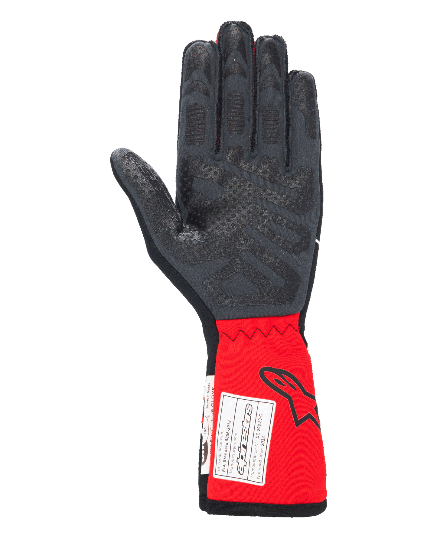 Alpinestars Tech-1 Race V4 Gloves Black/Red auto racing gloves – image 2