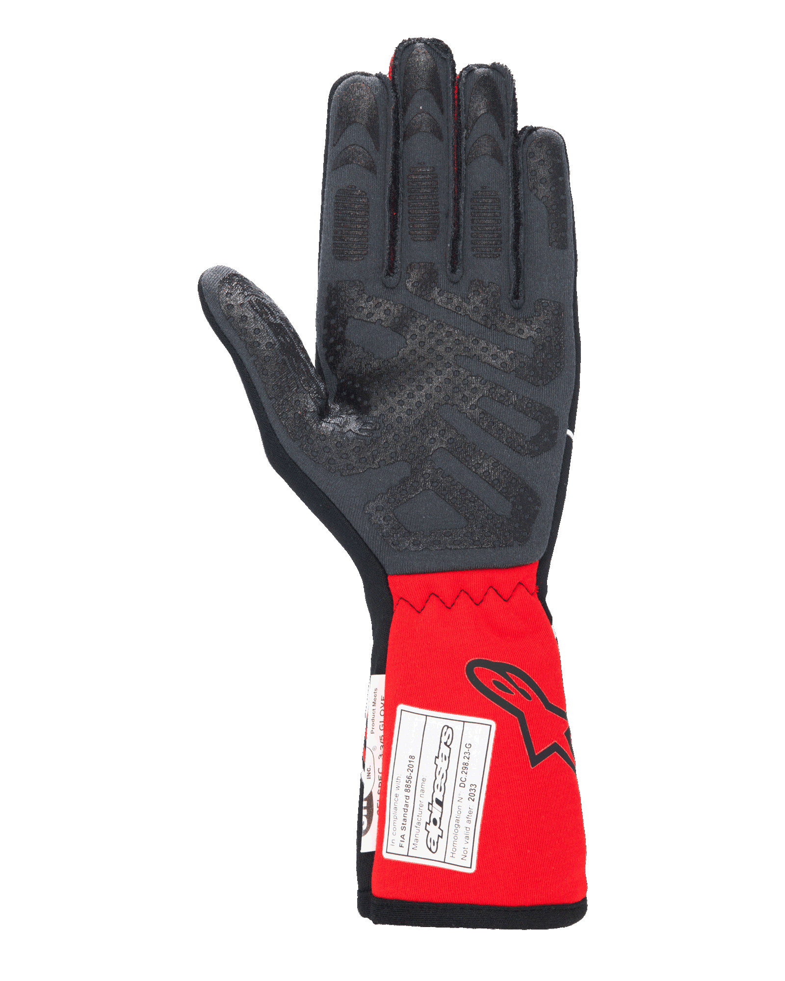 Alpinestars Tech-1 Race V4 Gloves Black/Red auto racing gloves – image 2