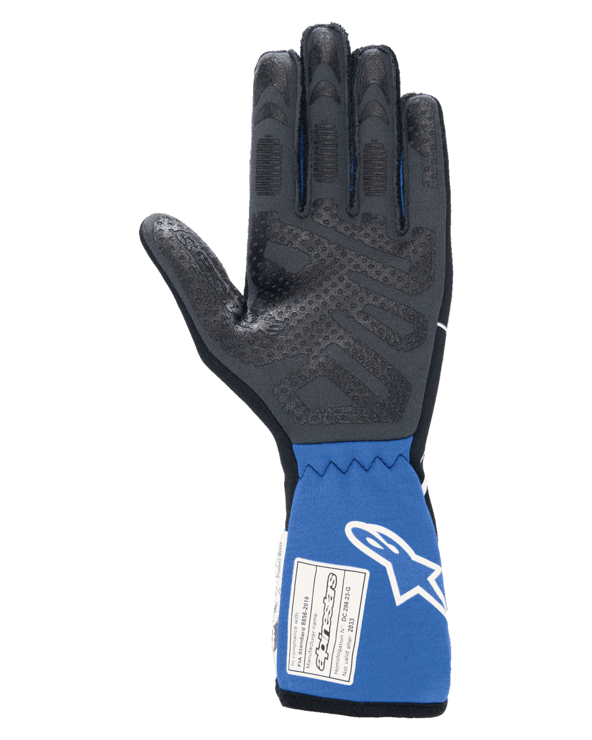 Alpinestars Tech-1 Race V4 Gloves Black/Blue auto racing gloves – image 2