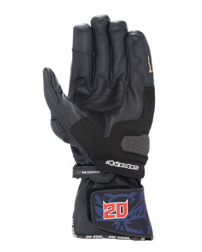Alpinestars FQ20 SP-8 V3 Monster Gloves Black/Blue/Bright Red/Green motorcycle gloves – image 2