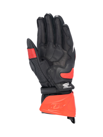 Alpinestars Honda GP Pro R3 Gloves Black/Bright Red/Blue motorcycle gloves – image 2