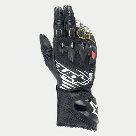 Alpinestars GP Tech V2 S Gloves Black/White motorcycle gloves – image 1