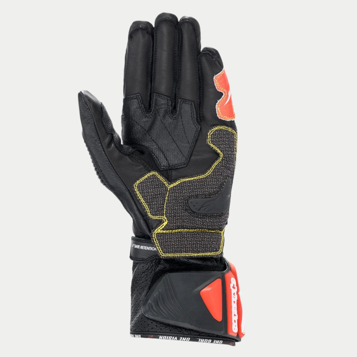 Alpinestars GP Tech V2 S Gloves Black/Bright Red Fluo motorcycle gloves – image 2
