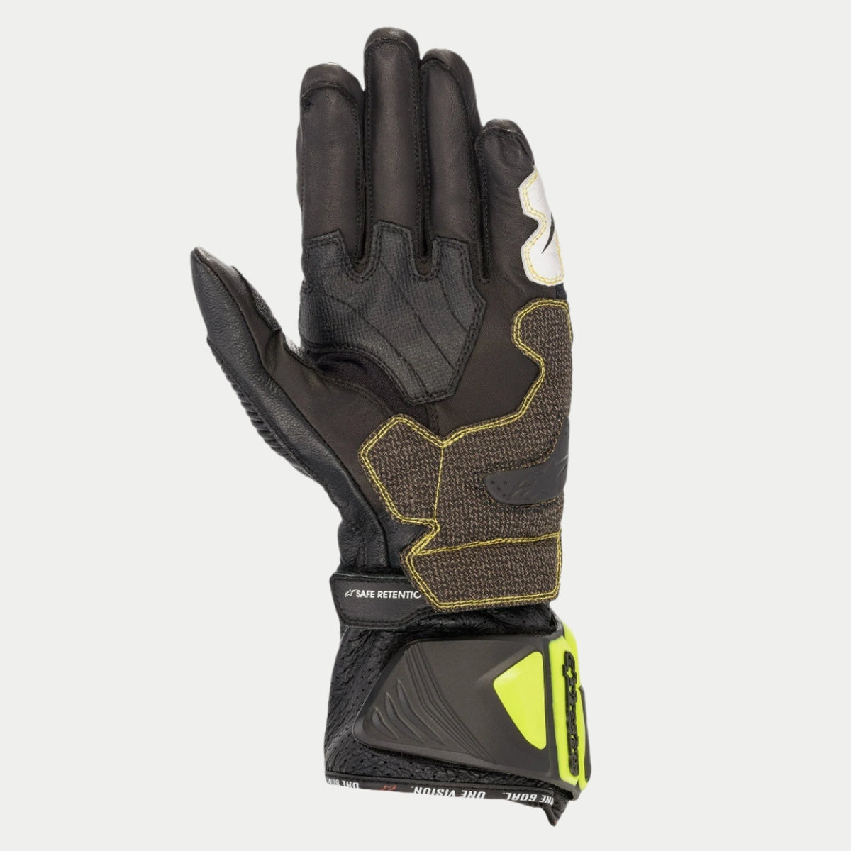 Alpinestars GP Tech V2 S Gloves Black/Yellow Fluo/White/Red Fluo motorcycle gloves – image 2