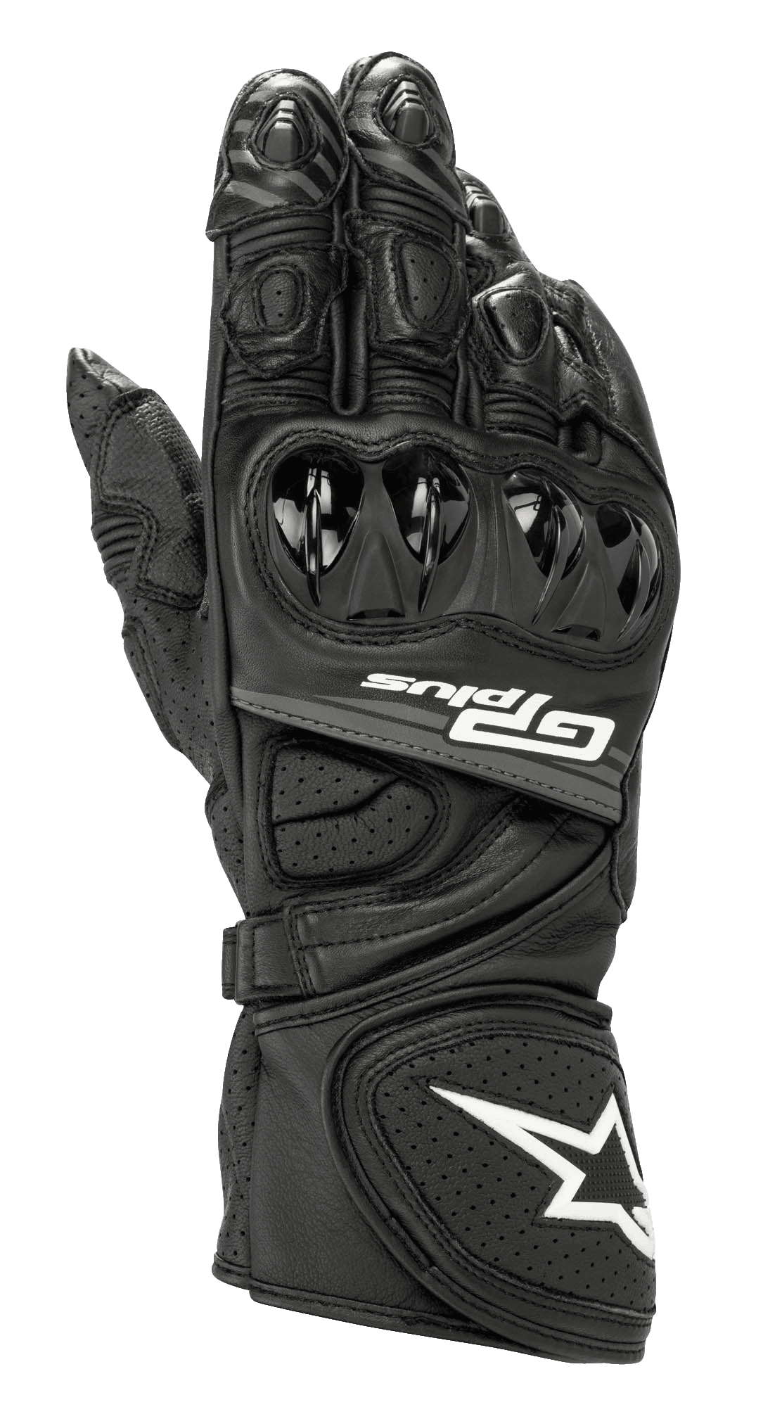 Alpinestars GP Plus R V2 Gloves Black motorcycle gloves – image 1