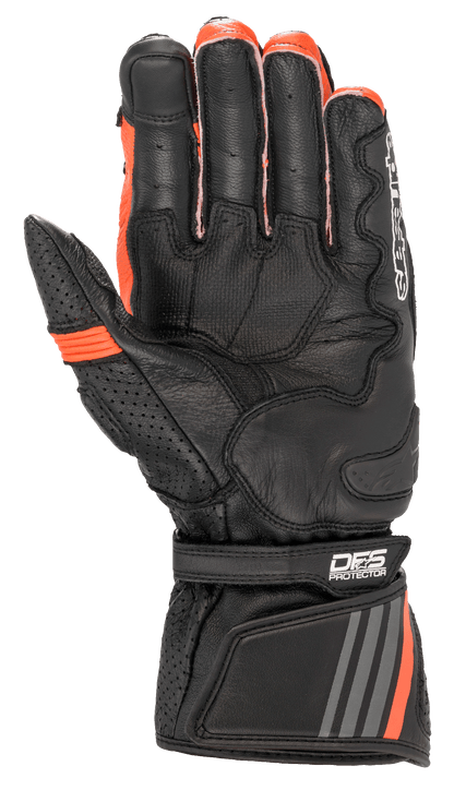 Alpinestars GP Plus R V2 Gloves Black/Red Fluo motorcycle gloves – image 2