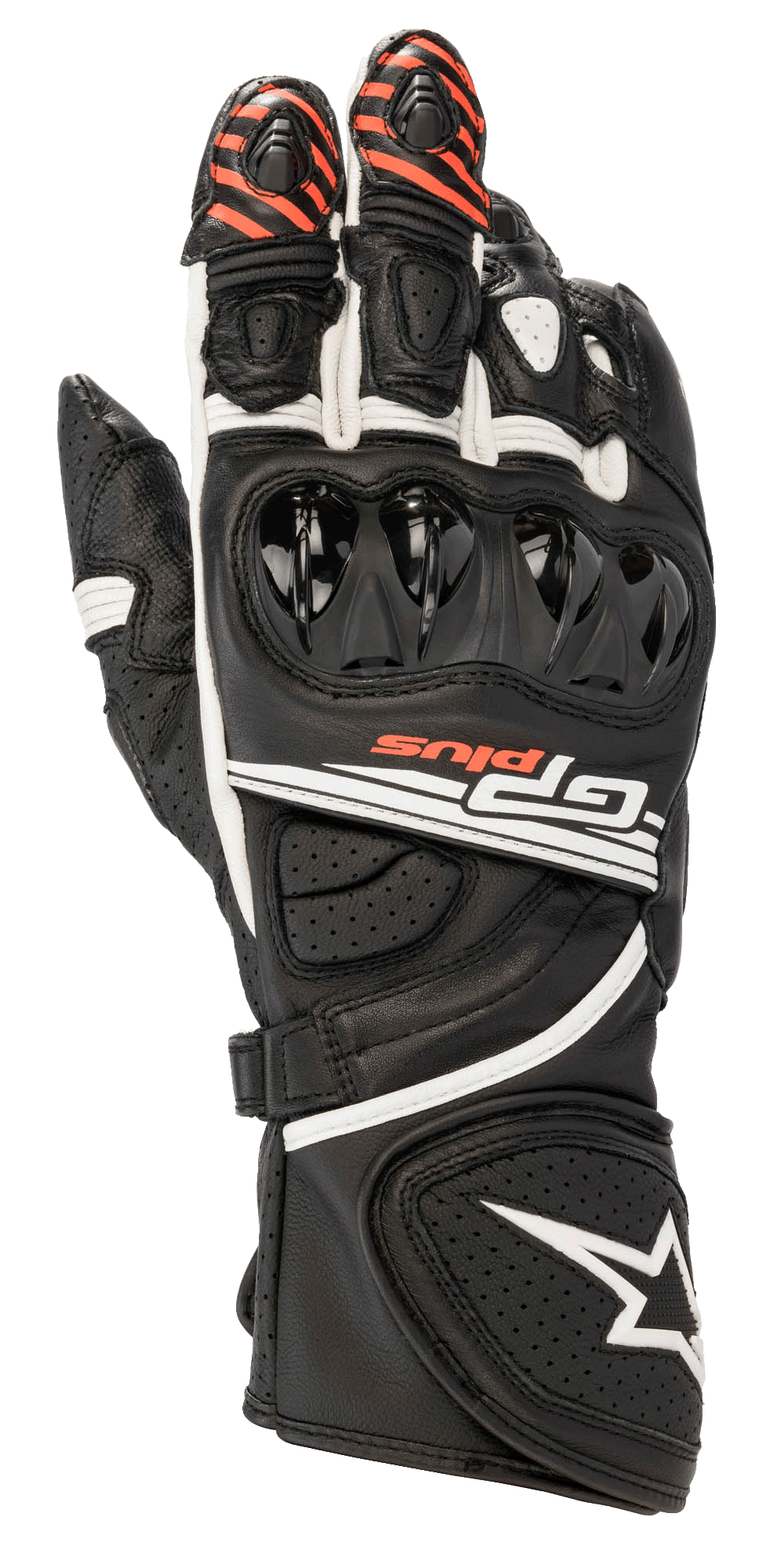 Alpinestars GP Plus R V2 Gloves Black/White motorcycle gloves – image 1