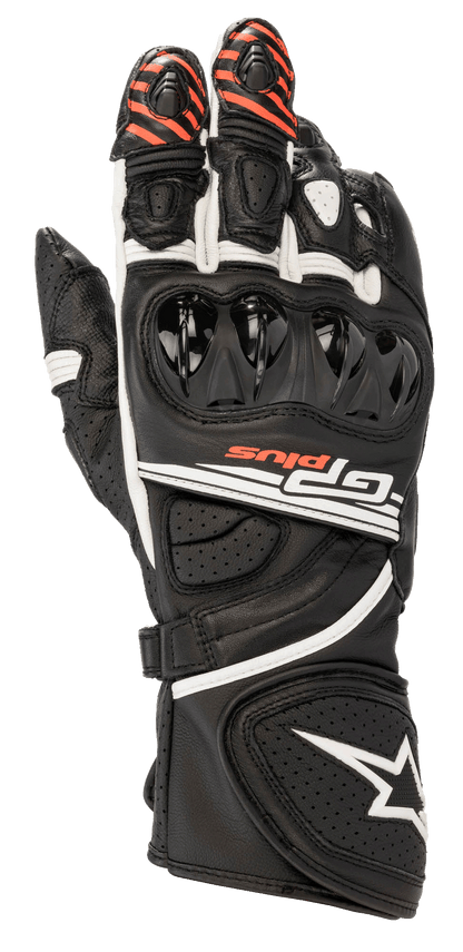 Alpinestars GP Plus R V2 Gloves Black/White motorcycle gloves – image 1