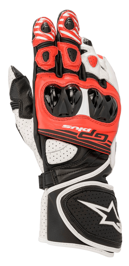 Alpinestars GP Plus R V2 Gloves Black/White/Red motorcycle gloves – image 1