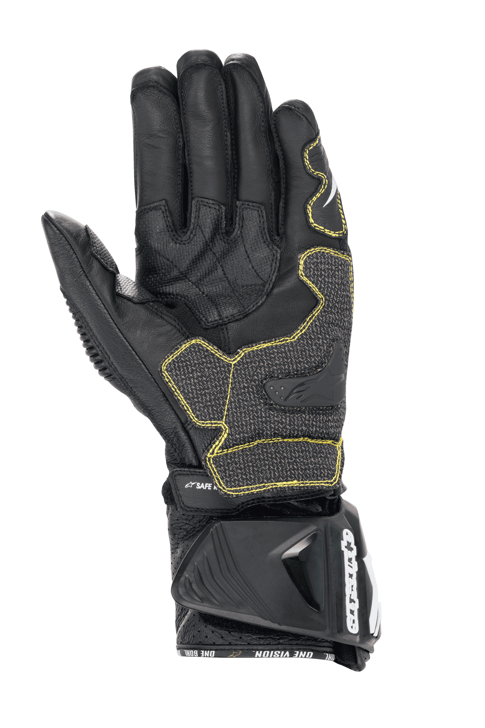 Alpinestars GP Tech V2 Gloves Black/White motorcycle gloves – image 2