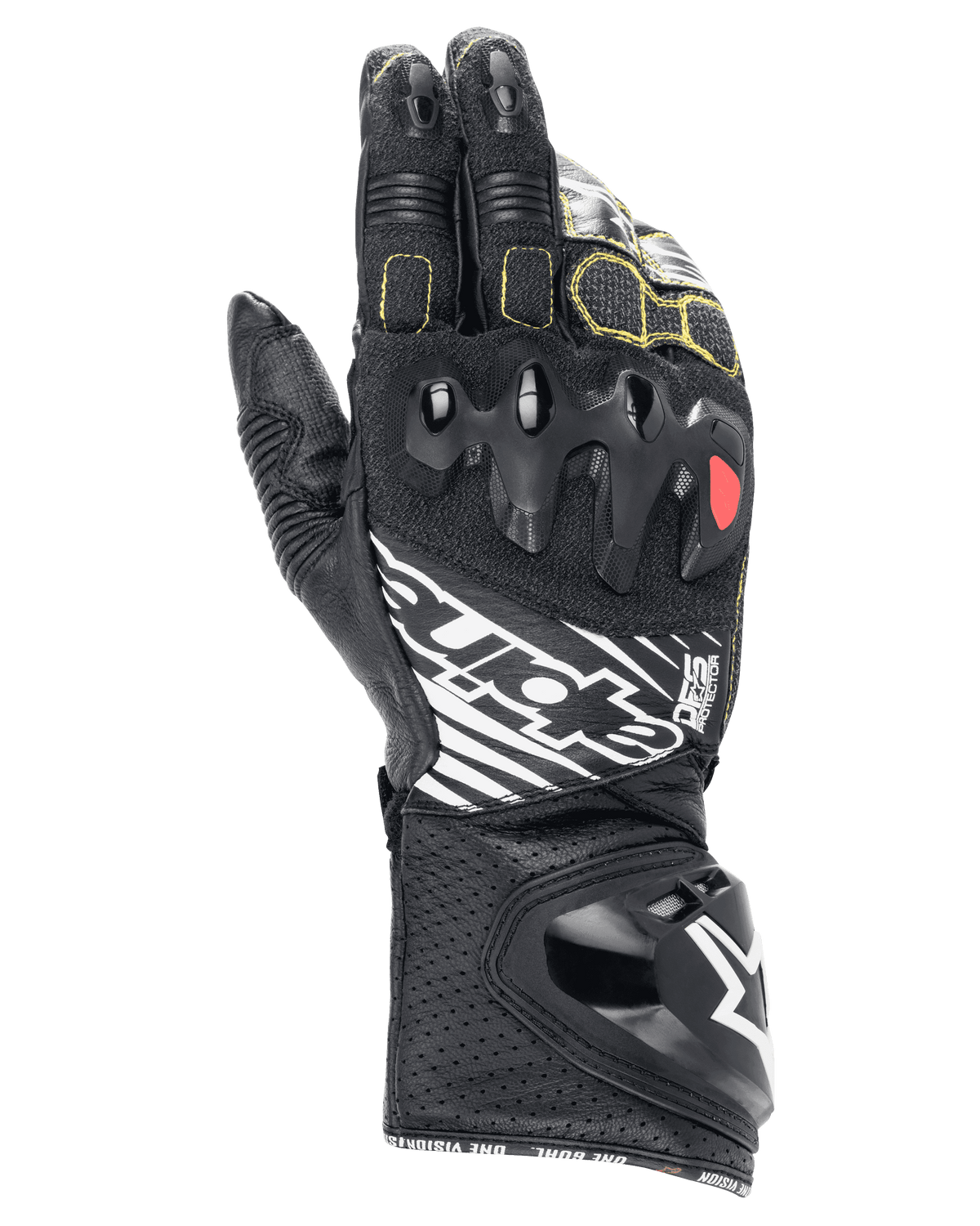 Alpinestars GP Tech V2 Gloves Black/White motorcycle gloves – image 1