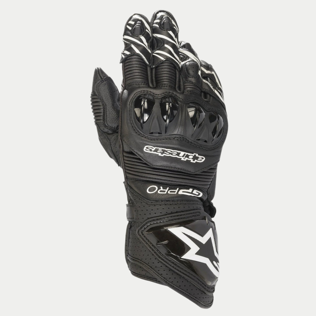 Alpinestars GP Pro RS3 Gloves Black motorcycle gloves – image 1