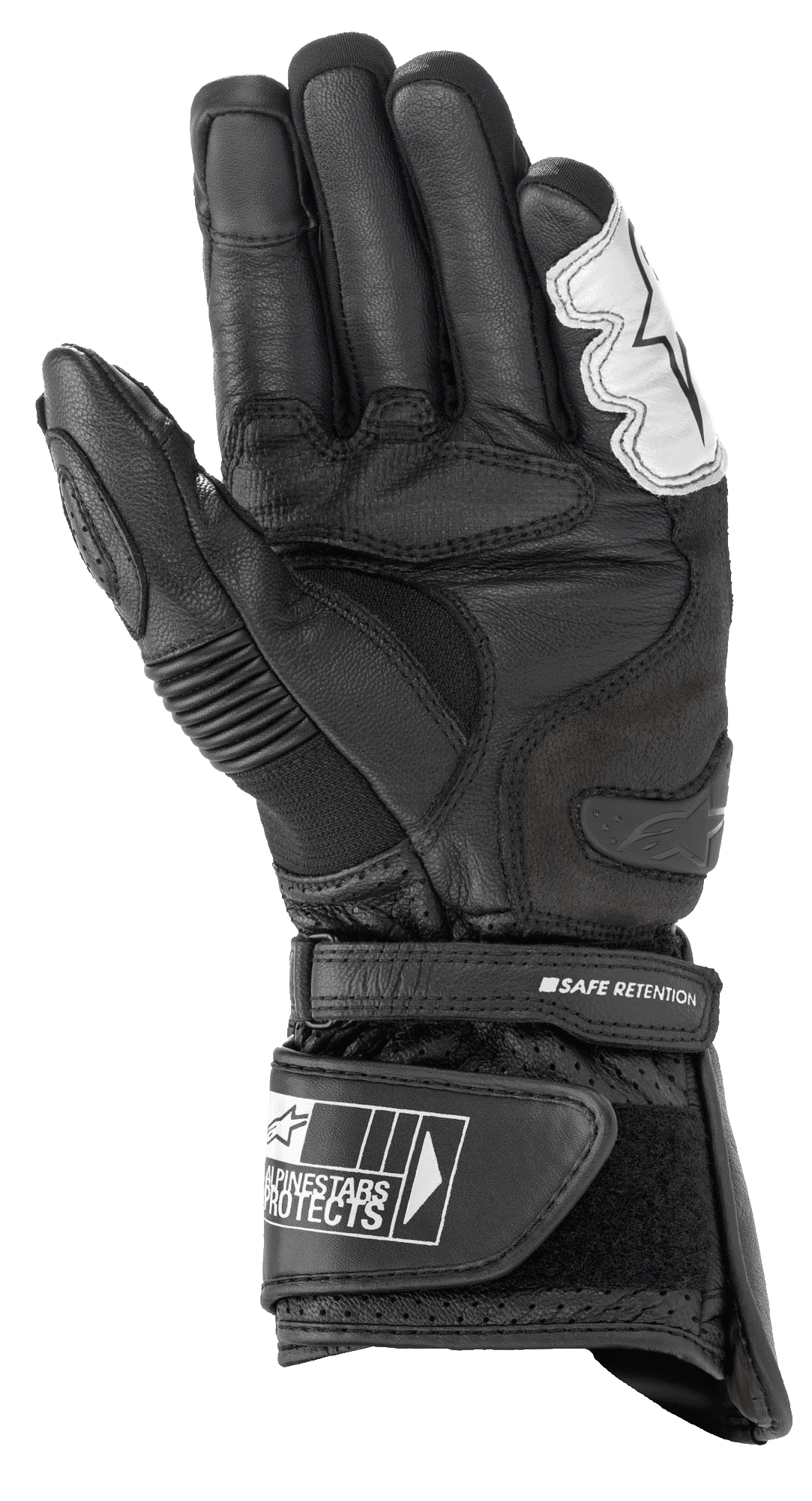 Alpinestars SP-2 V3 Gloves Black/White motorcycle gloves – image 2