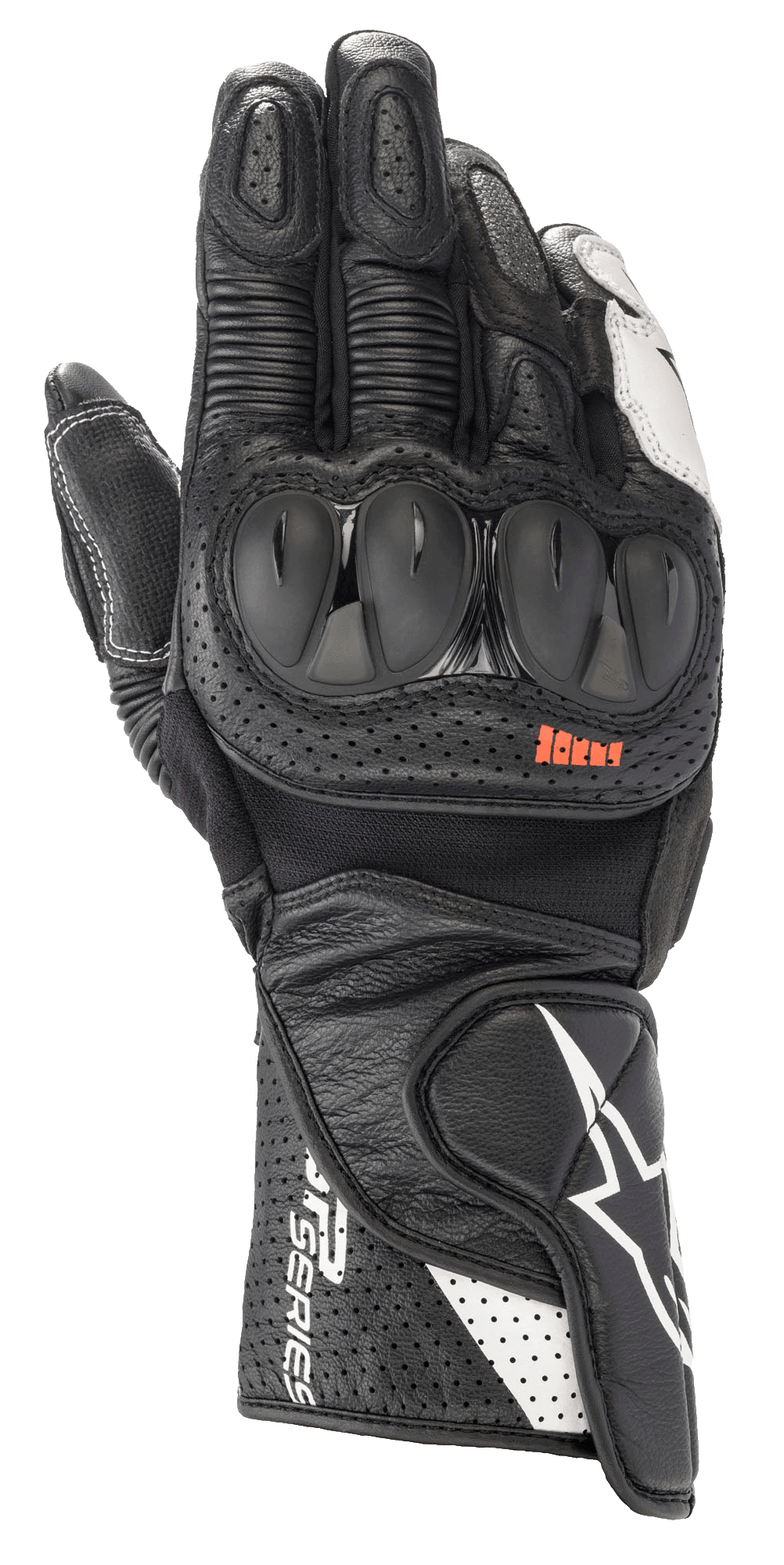Alpinestars SP-2 V3 Gloves Black/White motorcycle gloves – image 1