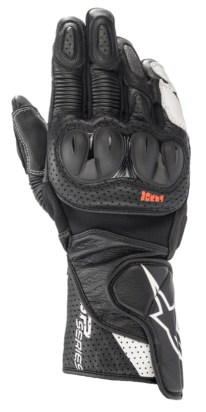 Alpinestars SP-2 V3 Gloves Black/White motorcycle gloves – image 1